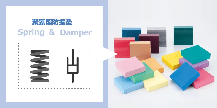 除振·防振的彈性(彈簧)和粘性(阻尼器)的部件、解說其功能和案例